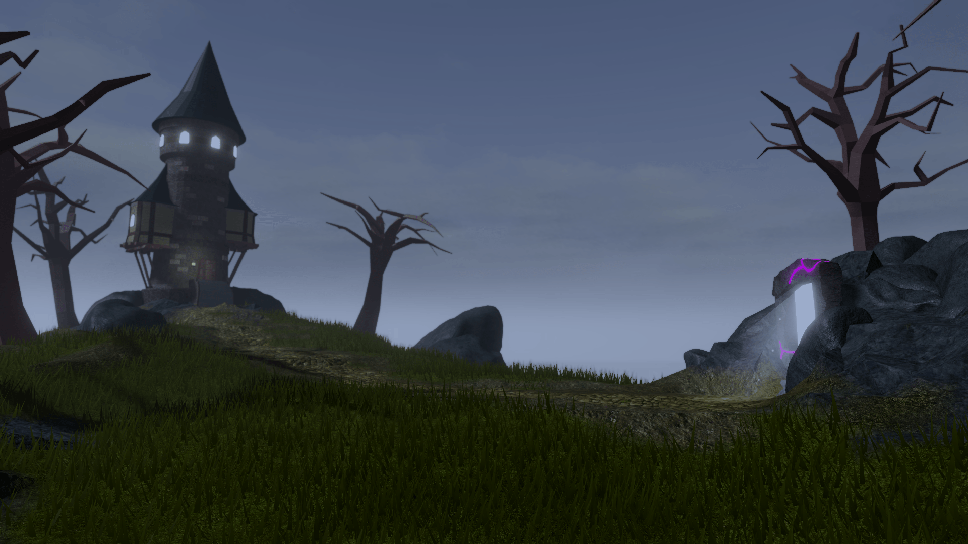 1920x1080 Wizard Tower (made in blender) Feedback