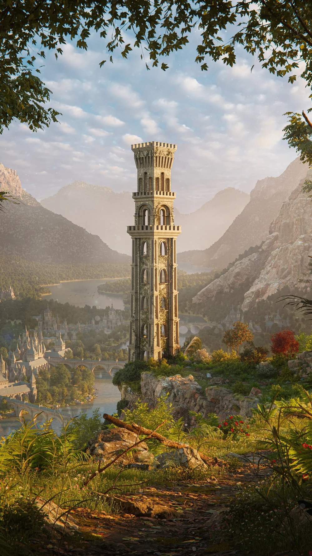 1000x1778 The Tower Above + 4k