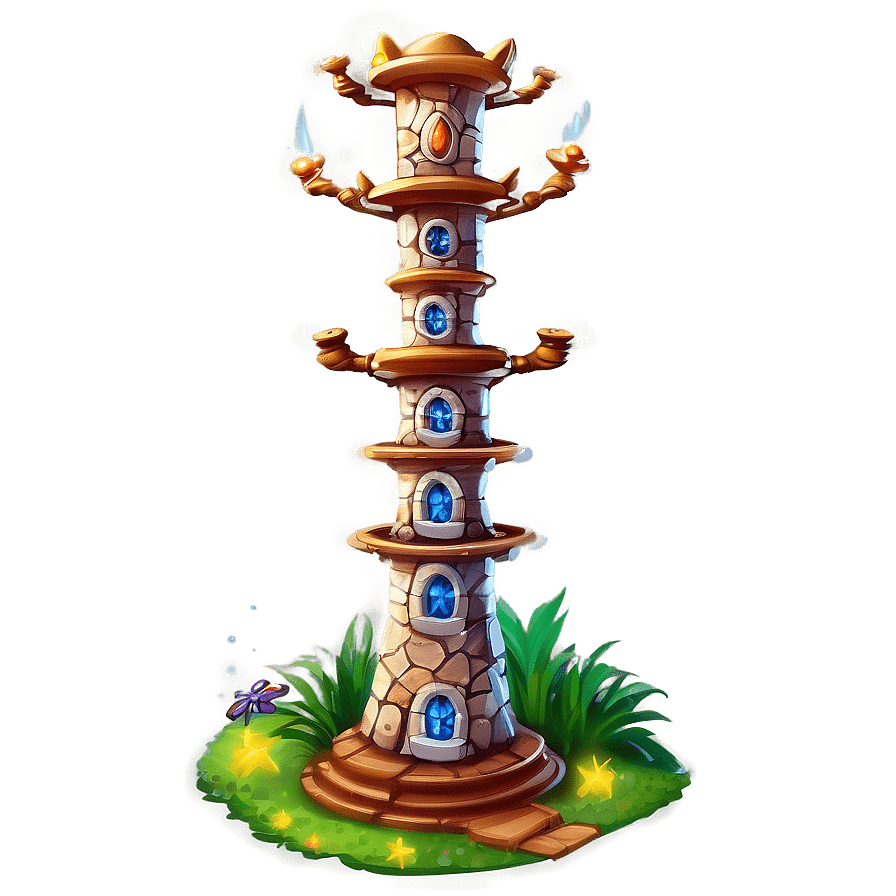 896x896 Download Magic Wizard Tower PNG cio PNG
