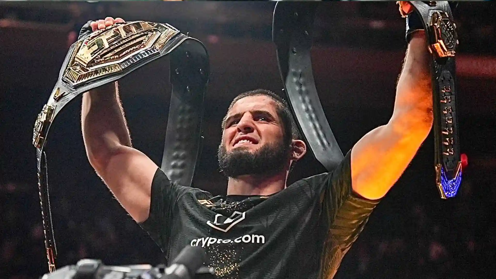 1920x1080 Islam Makhachev became the new UFC welterweight champion, defeating Jack Della Maddalena