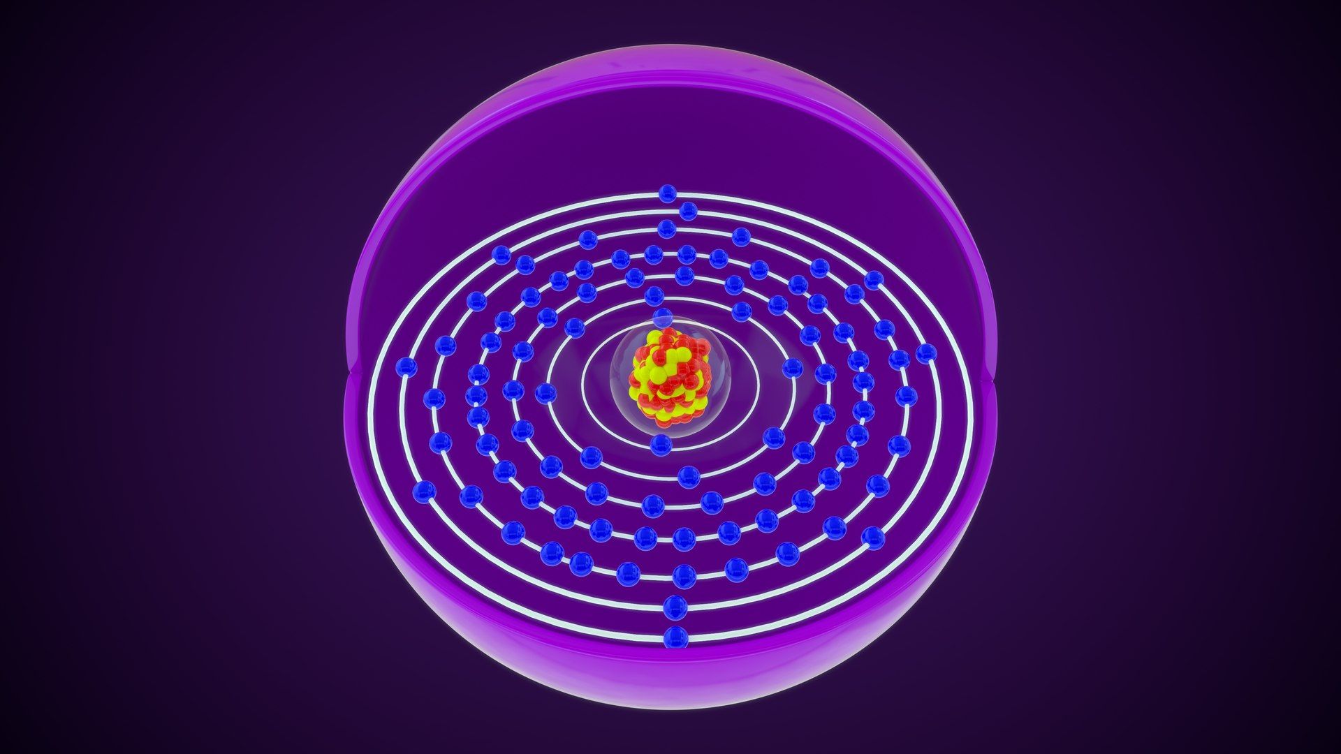1920x1080 Plutonium Chemical Element 3D Model