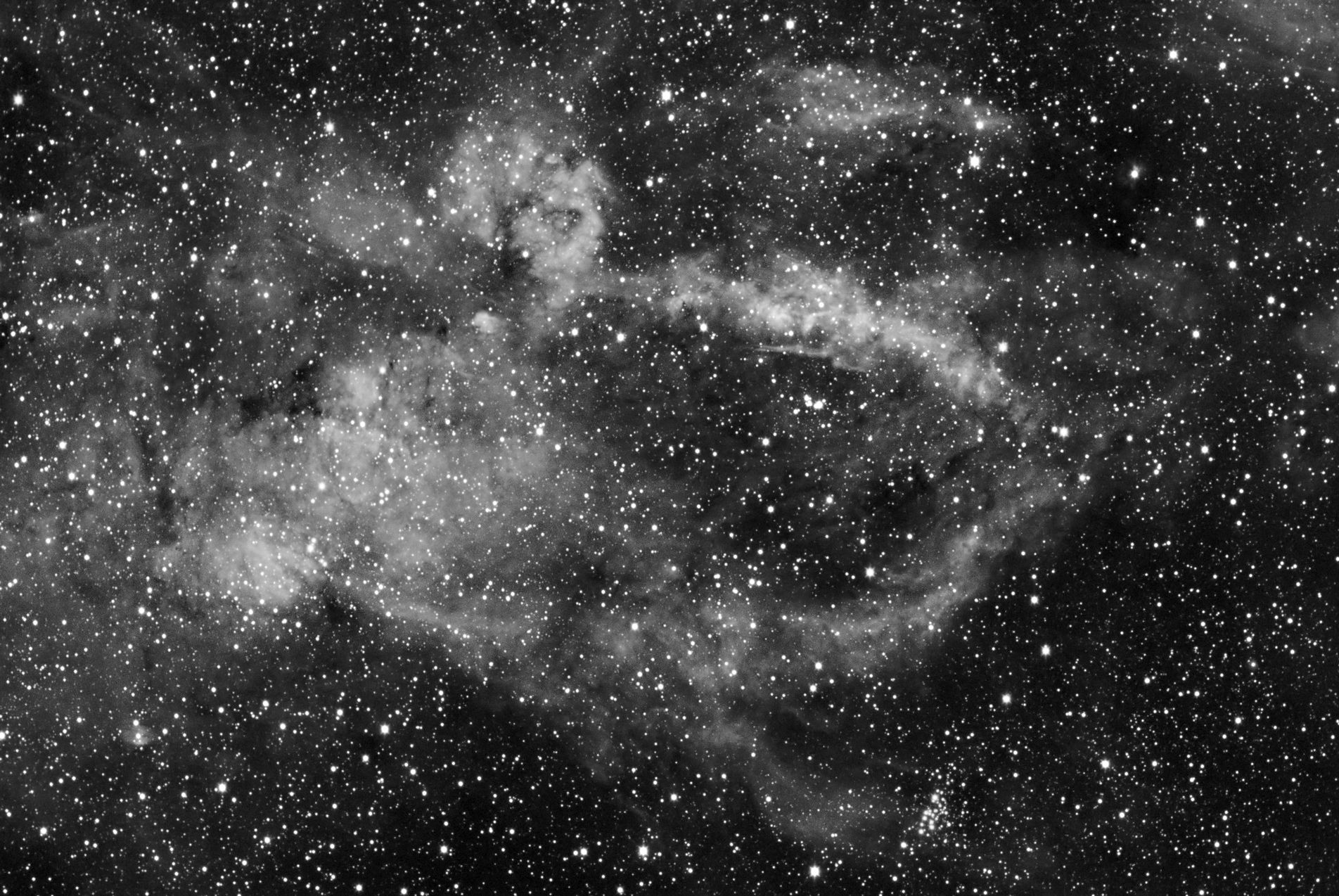 1904x1274 Aesthetic Gray Galaxy Wallpaper