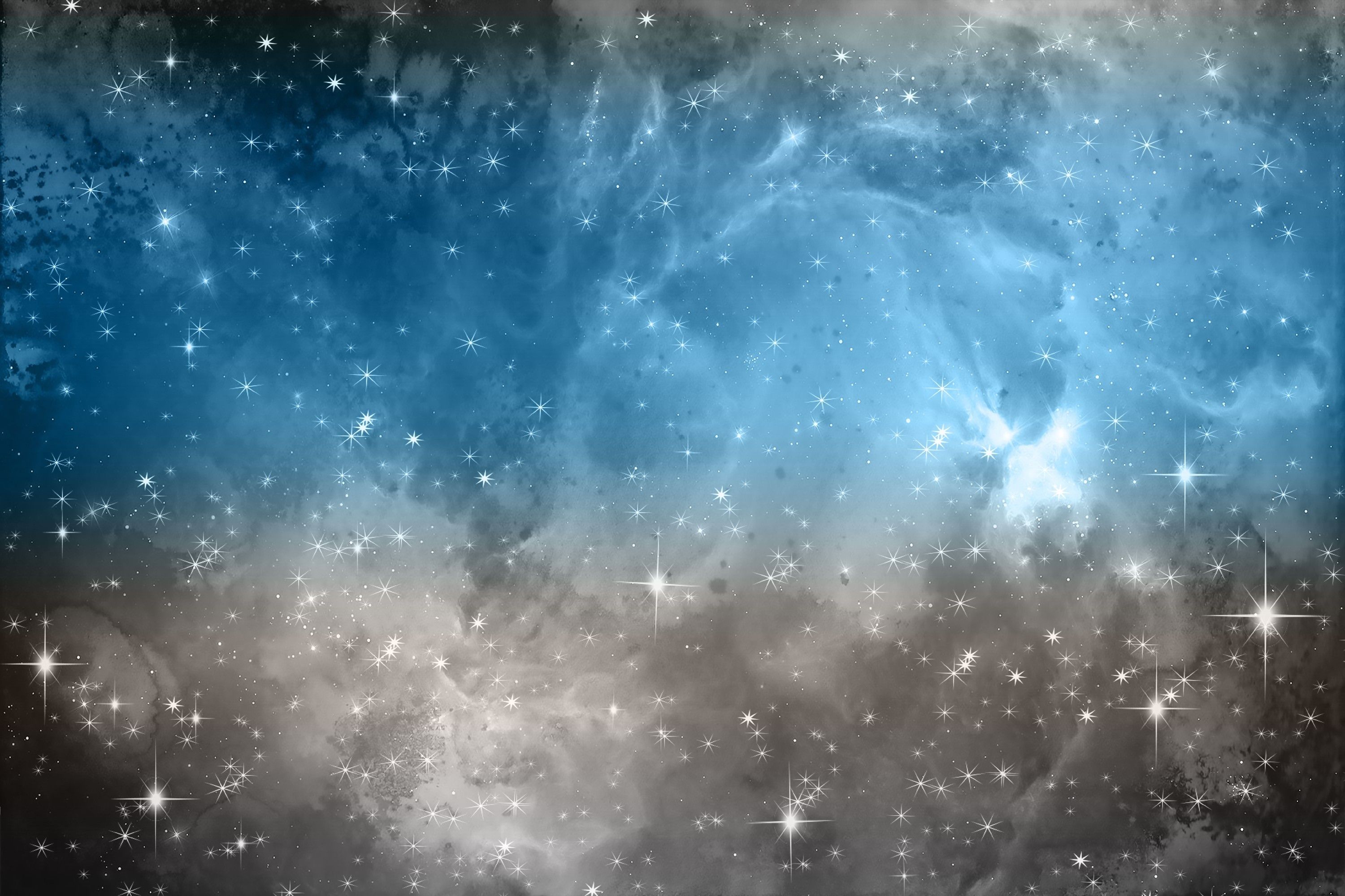 3000x2000 Sky Blue Grey Galaxy Space Background Graphic by Rizu Designs · Creative Fabrica