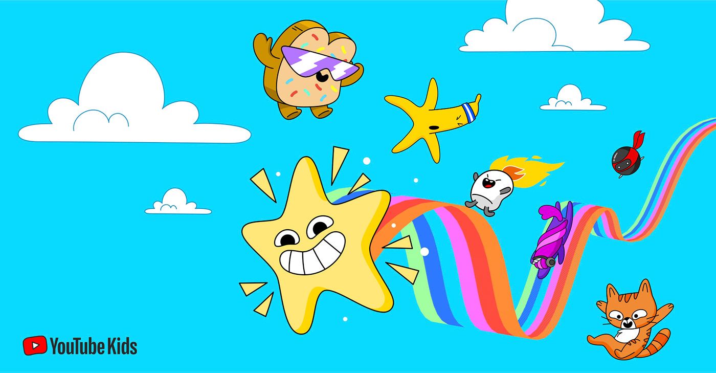 1400x729 YouTube Kids Collection - Behance
