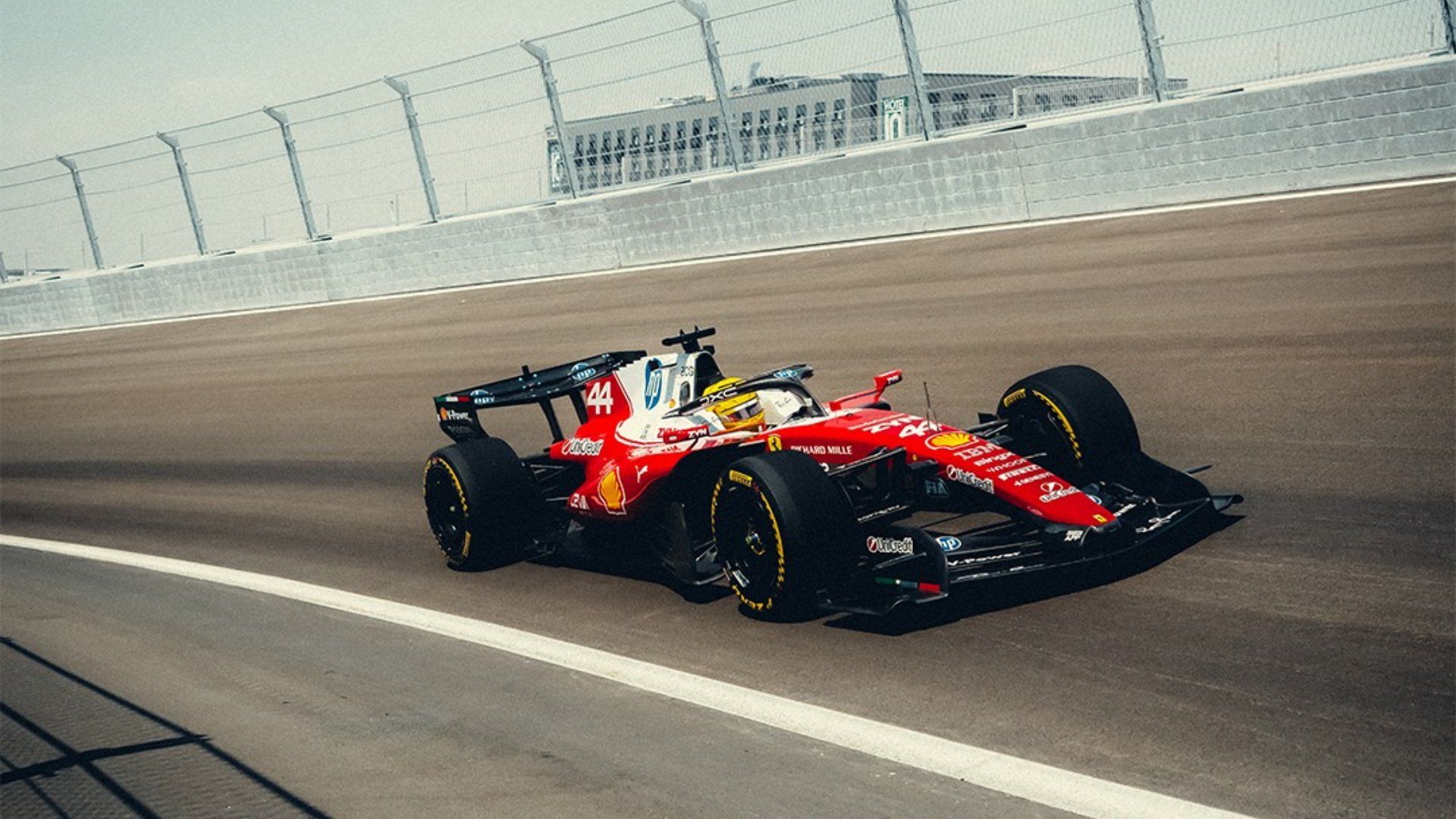 1920x1080 Onboard video: Ferrari completes first laps at Formula 1's new Madring