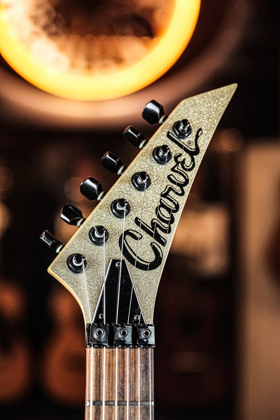 1110x1665 Charvel Fusion Custom platinum silver sparkle