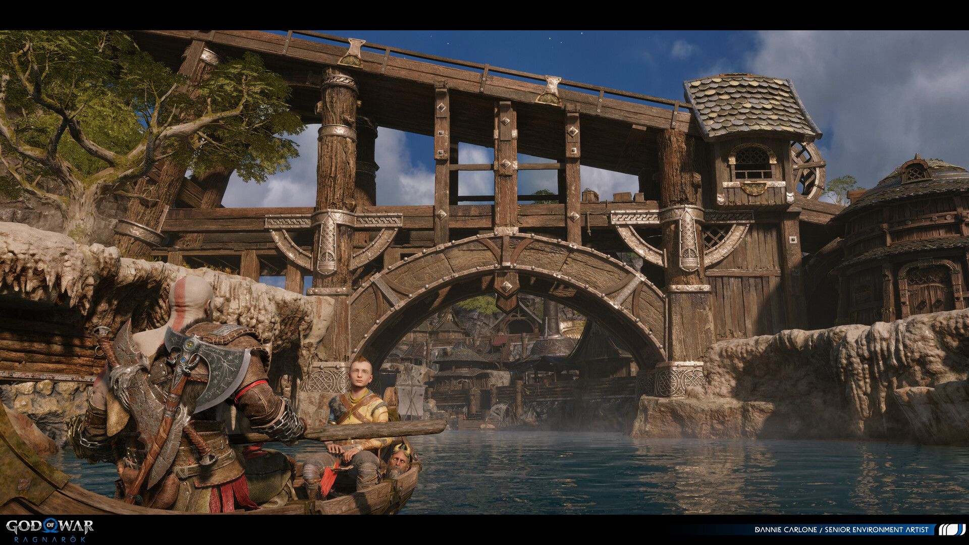 1920x1080 God of War Ragnarök Boat Entrance