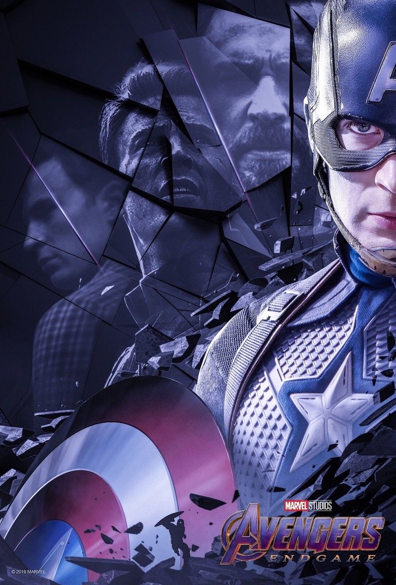 814x1200 Marvel The Avengers Endgame War Poster 11X17 Captain America
