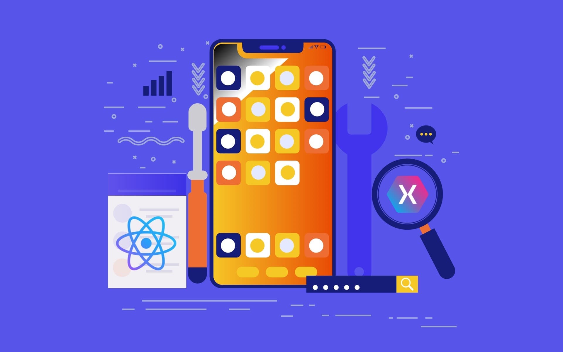 1920x1200 Hybrid mobile apps: React Native vs Xamarin