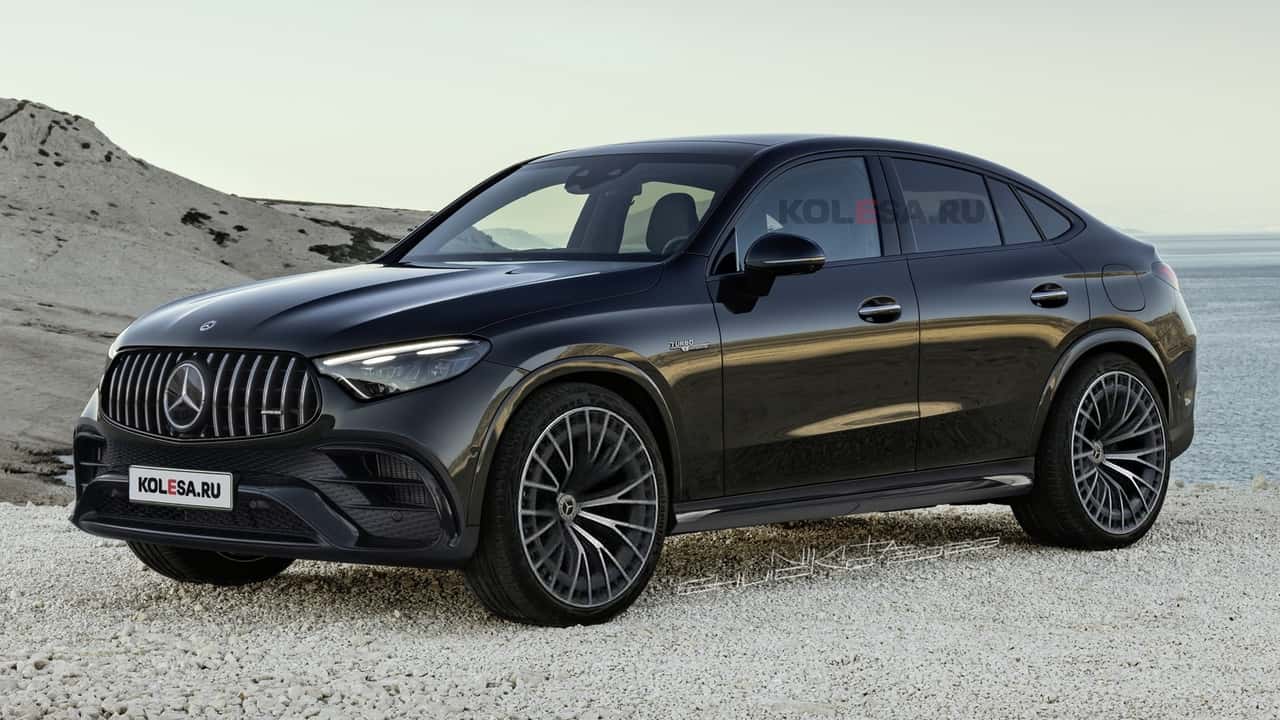 1280x720 Mercedes AMG GLC 63 Coupe Rendered After Recent Spy Photo
