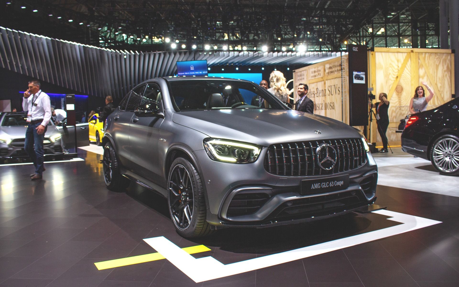 1920x1200 Mercedes AMG GLC 63 Presented At The New York Auto Show Car Guide