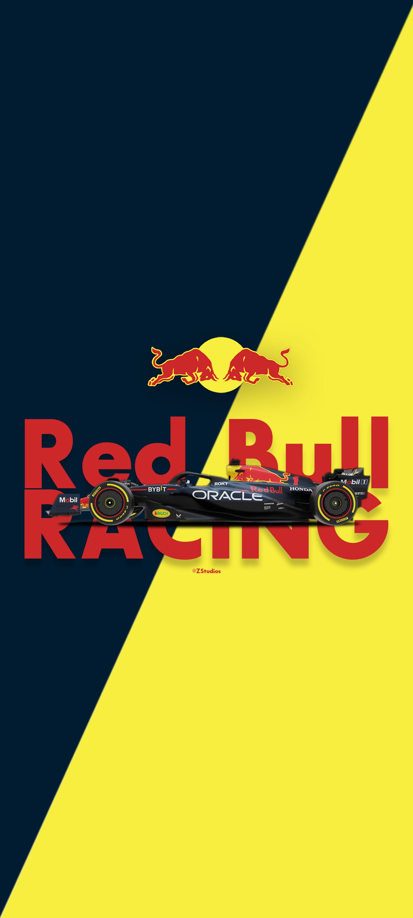 1440x3200 The Art of Speed: RB19 Wallpaper Set
