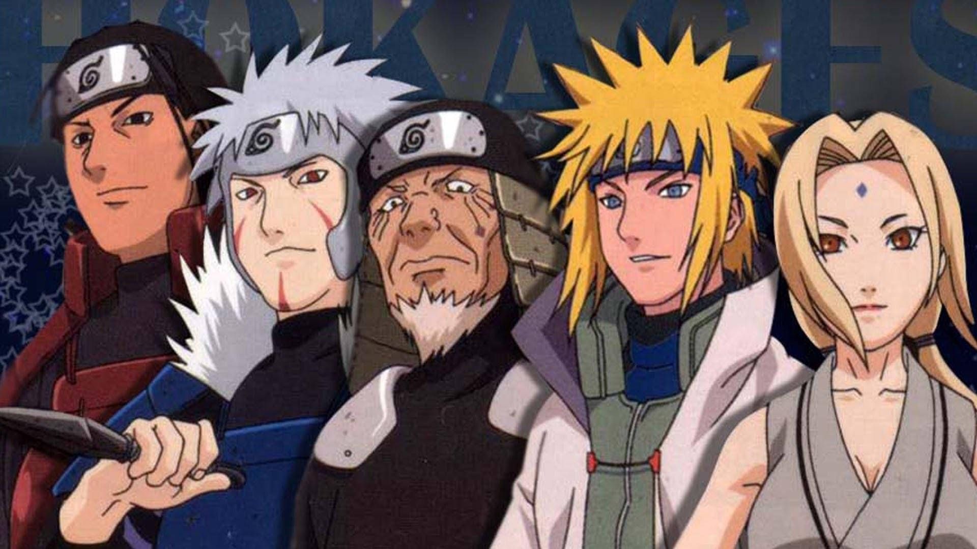 1920x1080 Download Konoha's Five Great Naruto Hokage Characters Wallpaper