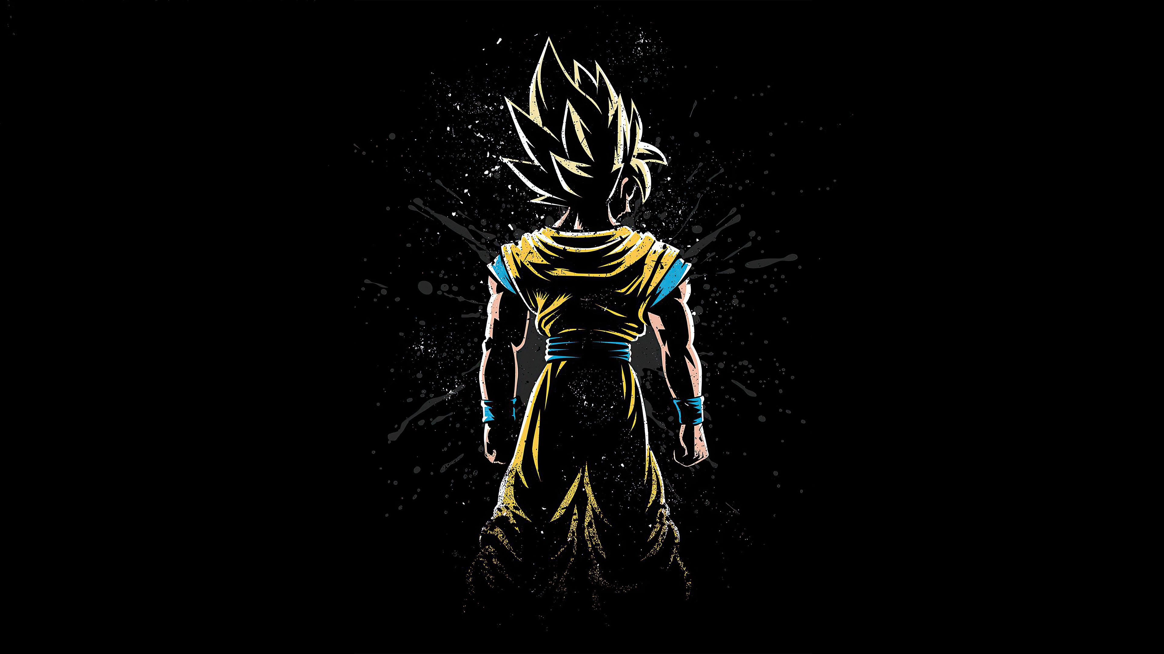 3840x2160 Goku Back Wallpaper