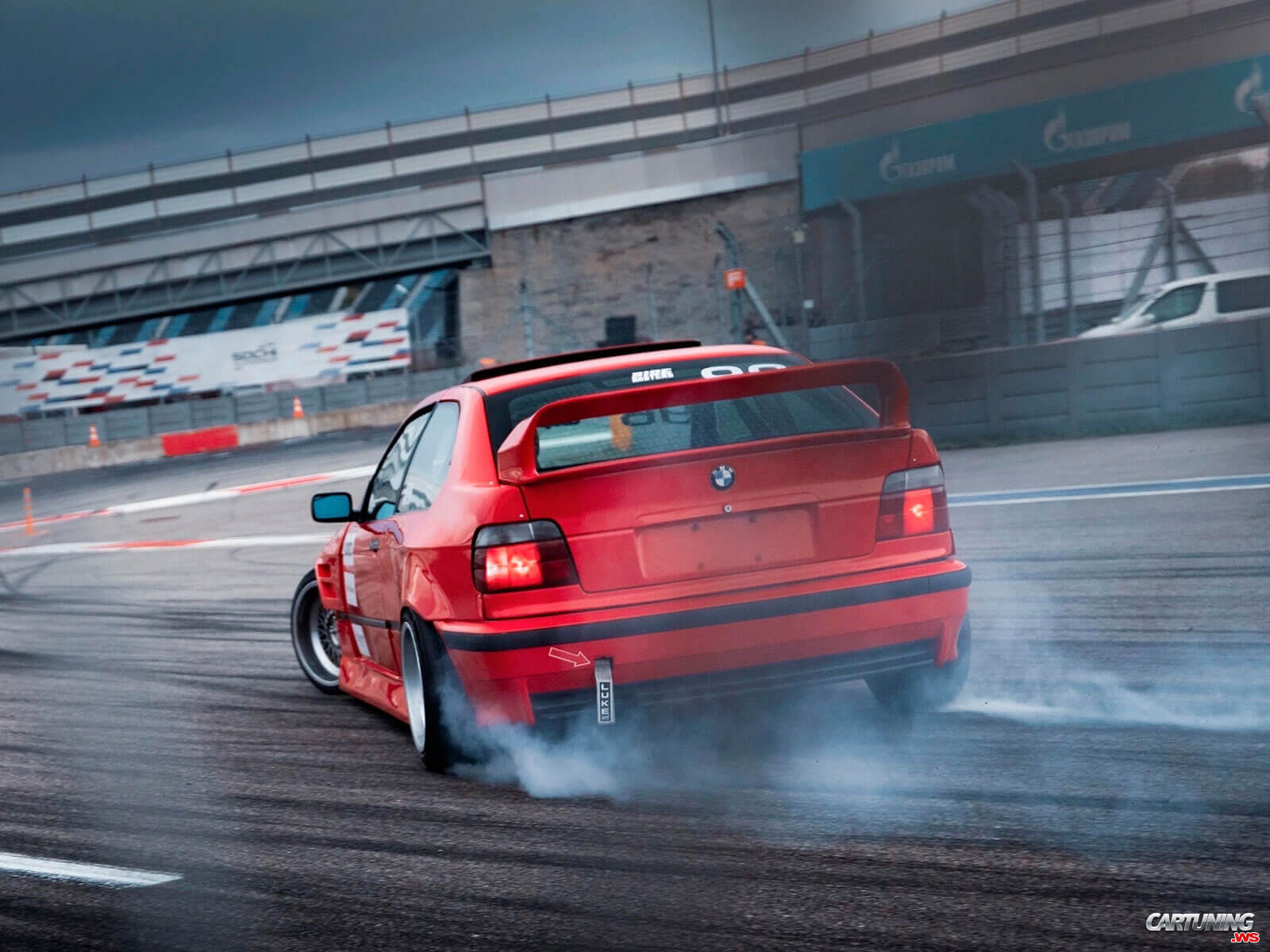 1600x1200 BMW 3 E36 Compact Drift Car, rear