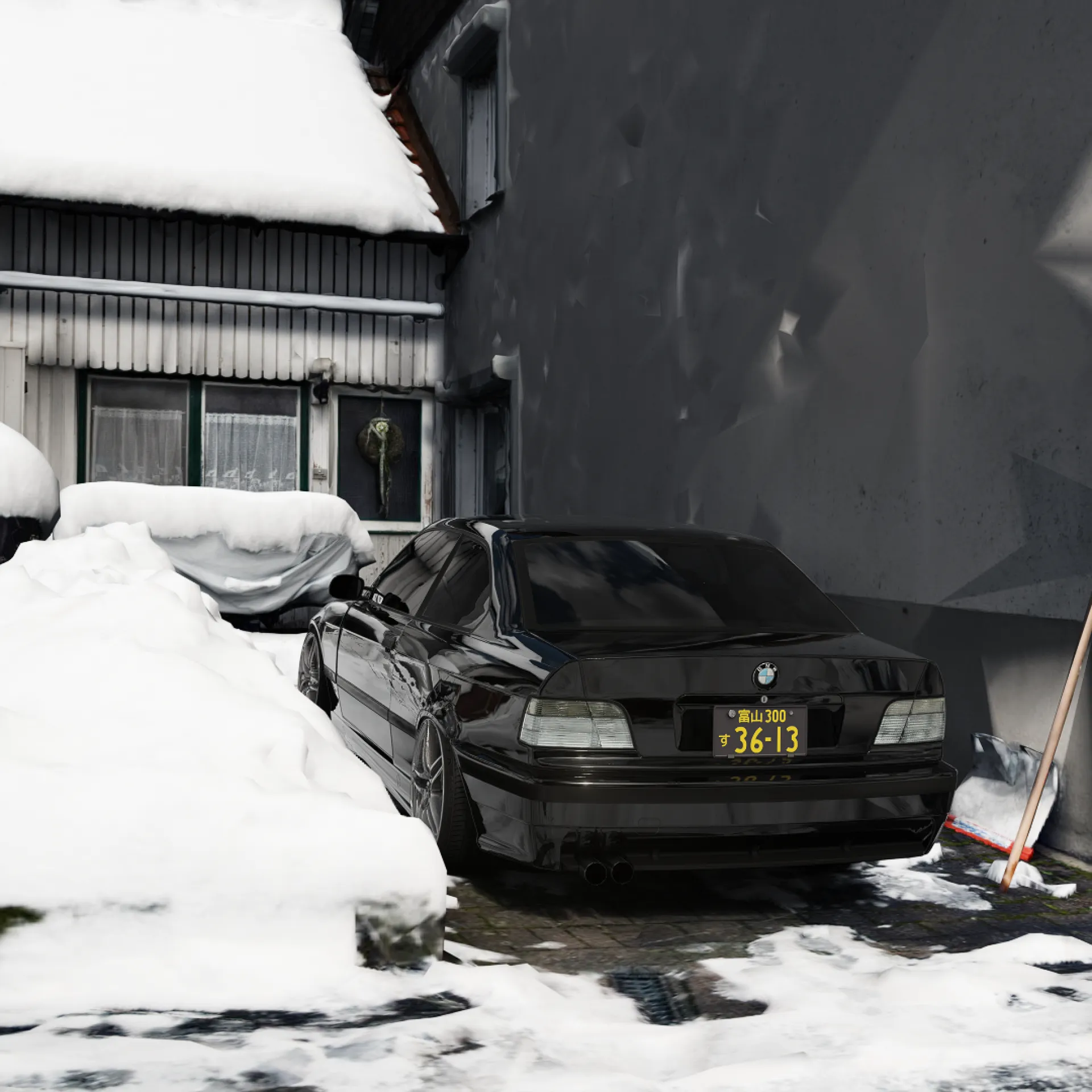 1920x1920 Download Baker Workshop Drift BMW E36 Car for Assetto Corsa
