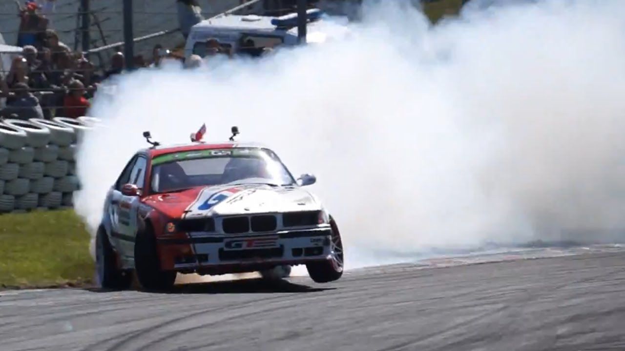 1280x720 Drift Machine: BMW E36 LSX 454 Boulbes 2015 Round 2