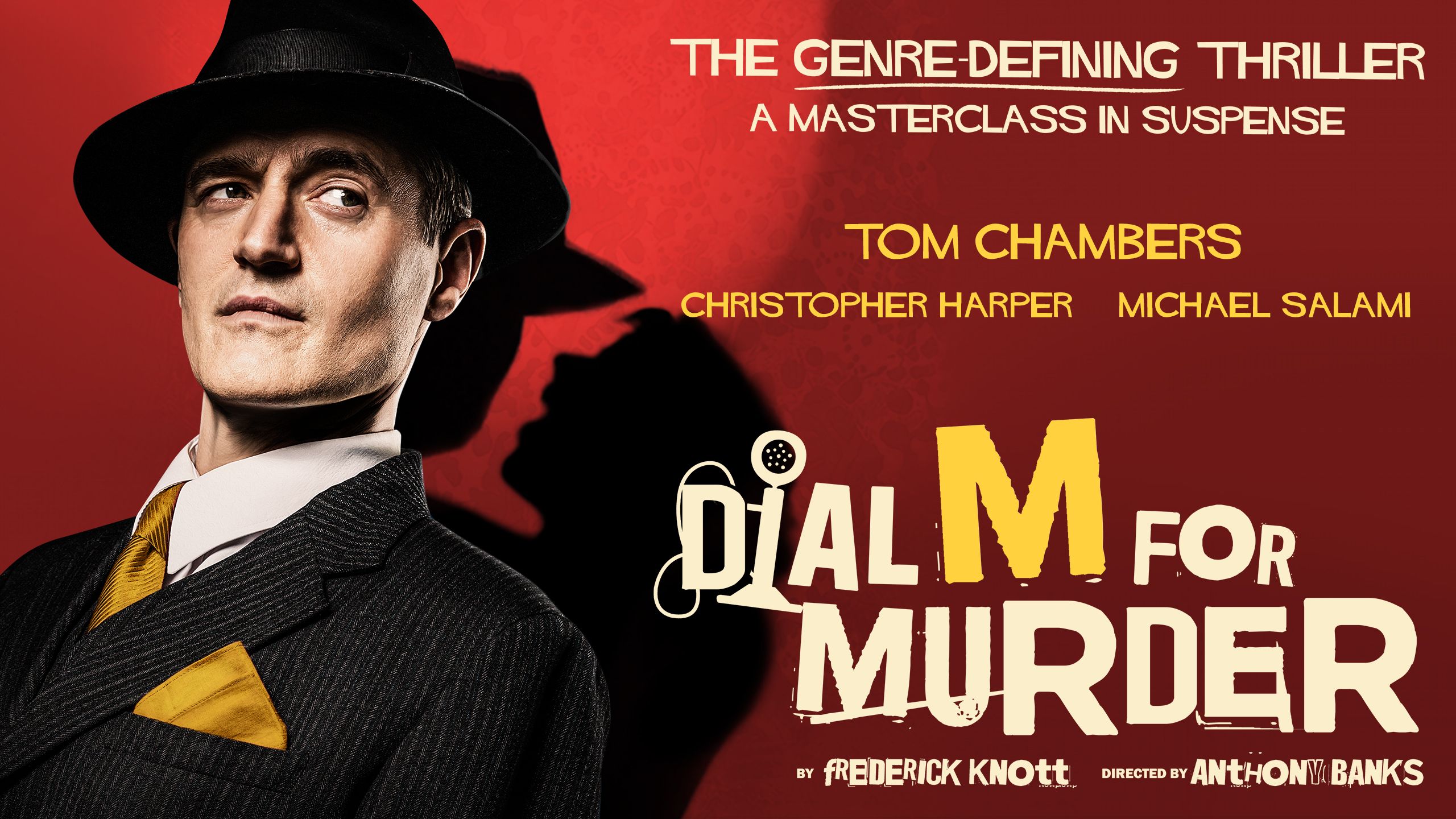 2560x1440 Dial M for Murder Tickets. Richmond Theatre in Richmond