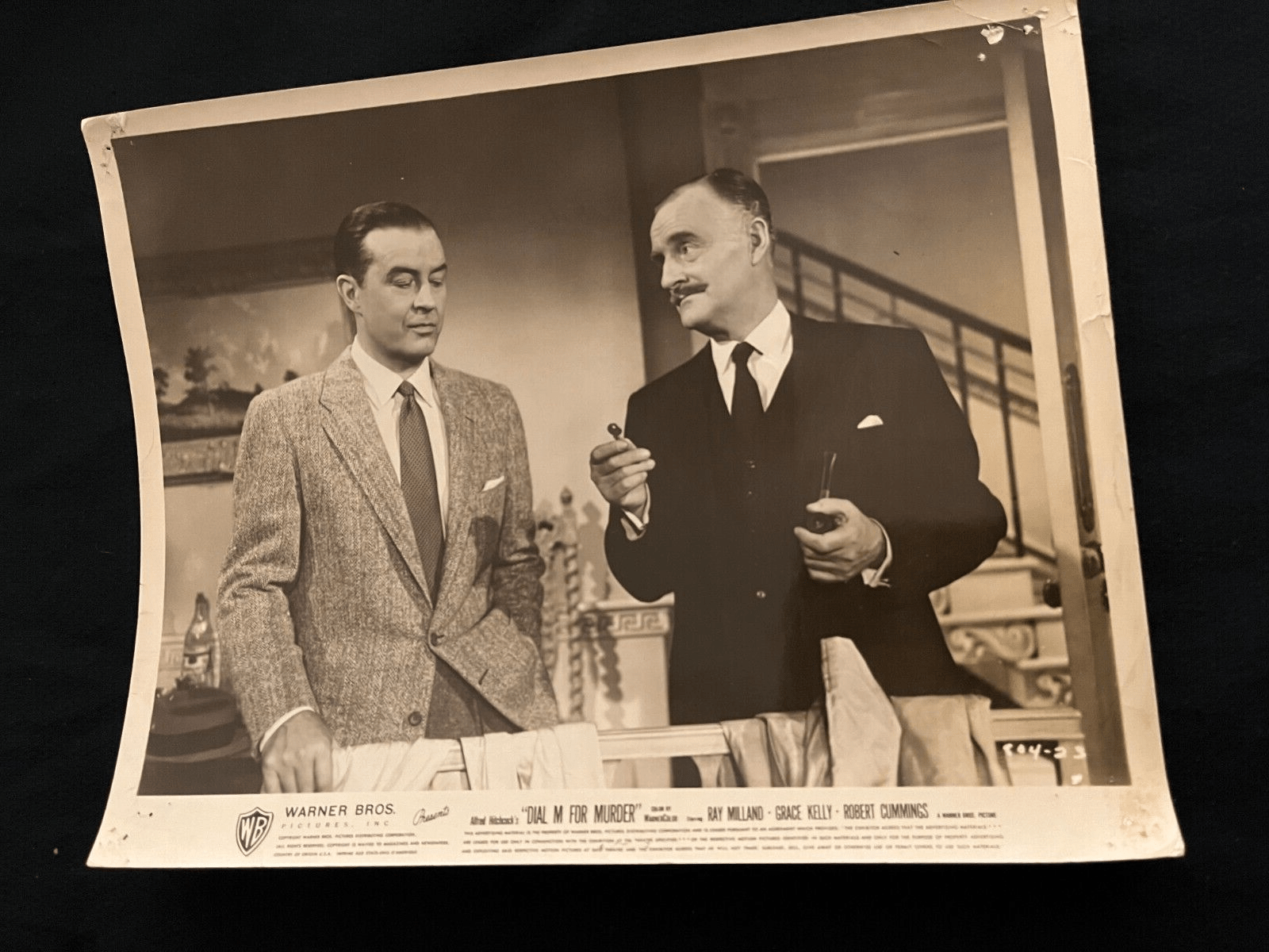 1600x1200 DIAL M FOR MURDER Original 3- 8x10- B W STILLS- ALFRED HITCHCOCK Classic!