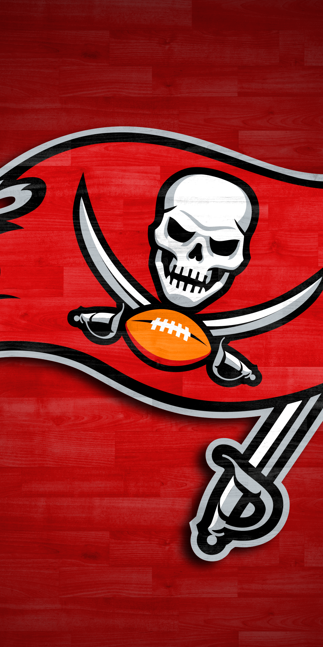 1080x2160 Tampa Bay Buccaneers Wallpaper 4K, Red background, NFL team