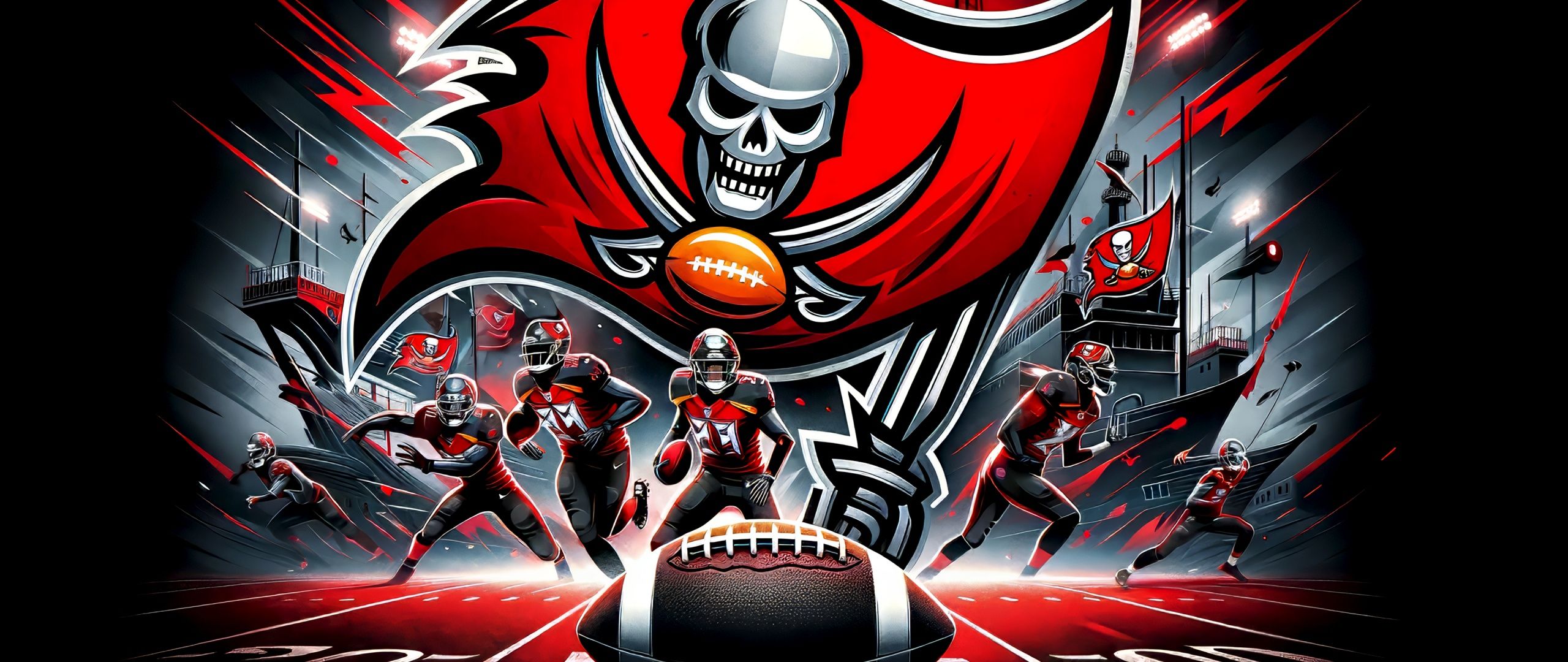 2560x1080 Tampa Bay Buccaneers Wallpaper 4K, NFL team, Super Bowl, Soccer