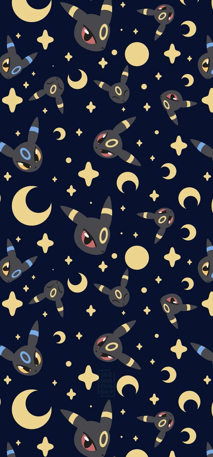 736x1578 Abstract pokemon wallpaper. Umbreon shiny wallpaper, Nachtara wallpaper, Cool wallpaper