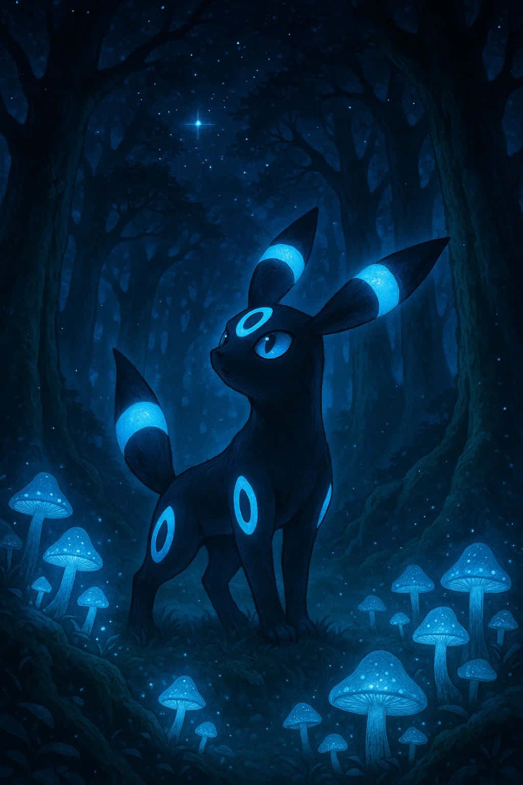 1024x1536 Download Umbreon Pokemon 4K HD Wallpaper WEBP MOBILE Background Wallpaper