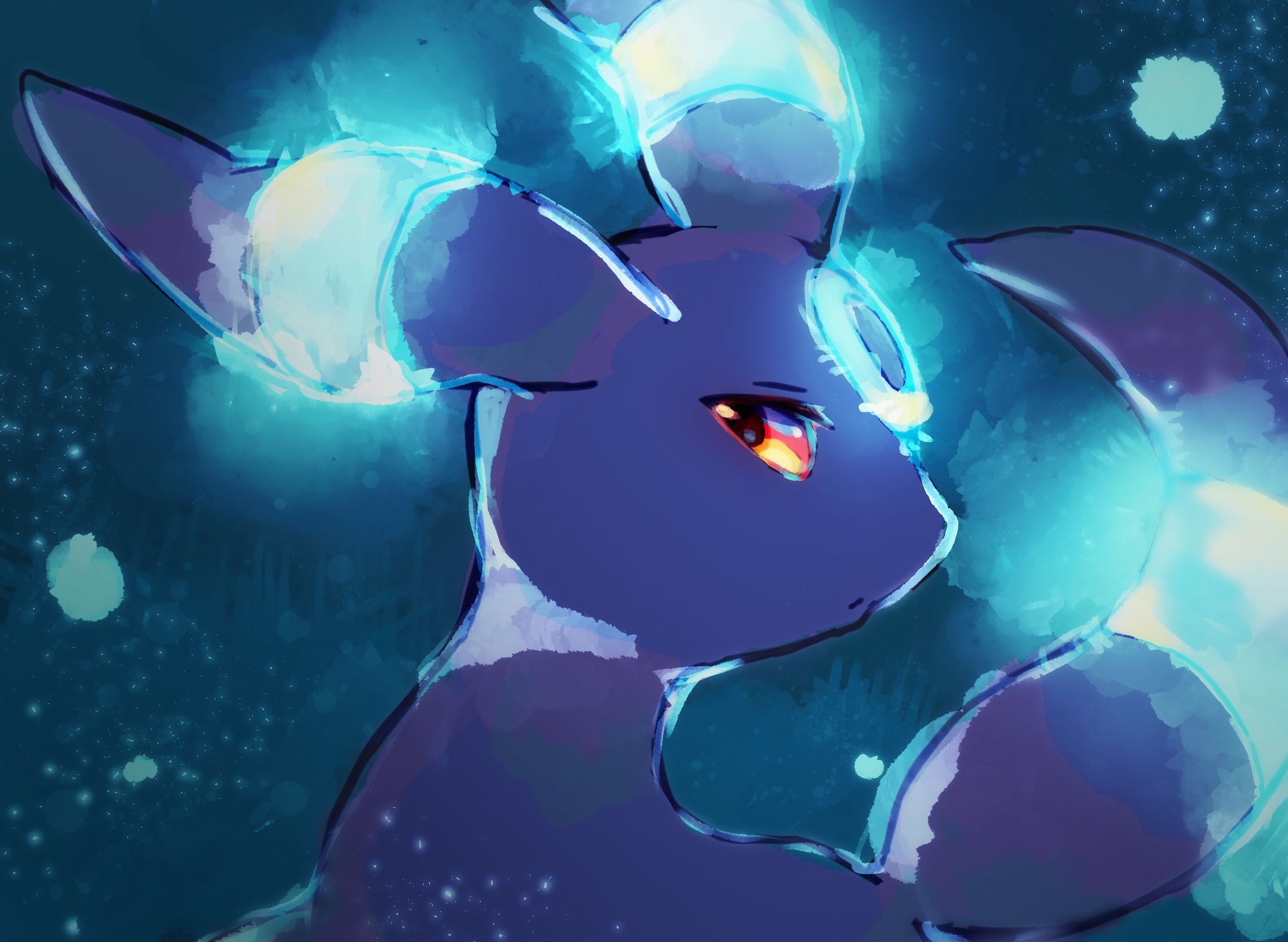 2067x1511 Umbreonémon by koharuco45 Anime Image Board