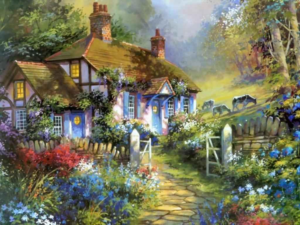 1024x768 COTTAGE GARDEN GARDENS