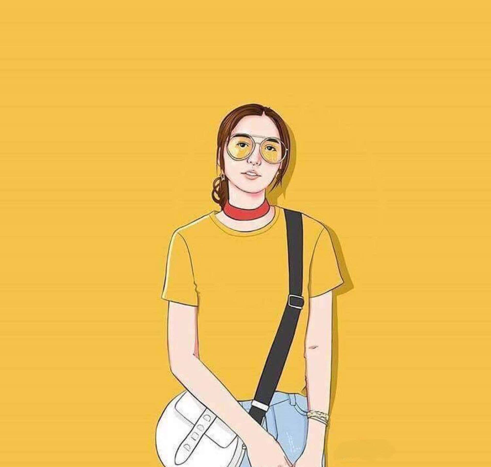 1920x1828 Download Exude classic beauty with a vintage girl aesthetic. Wallpaper