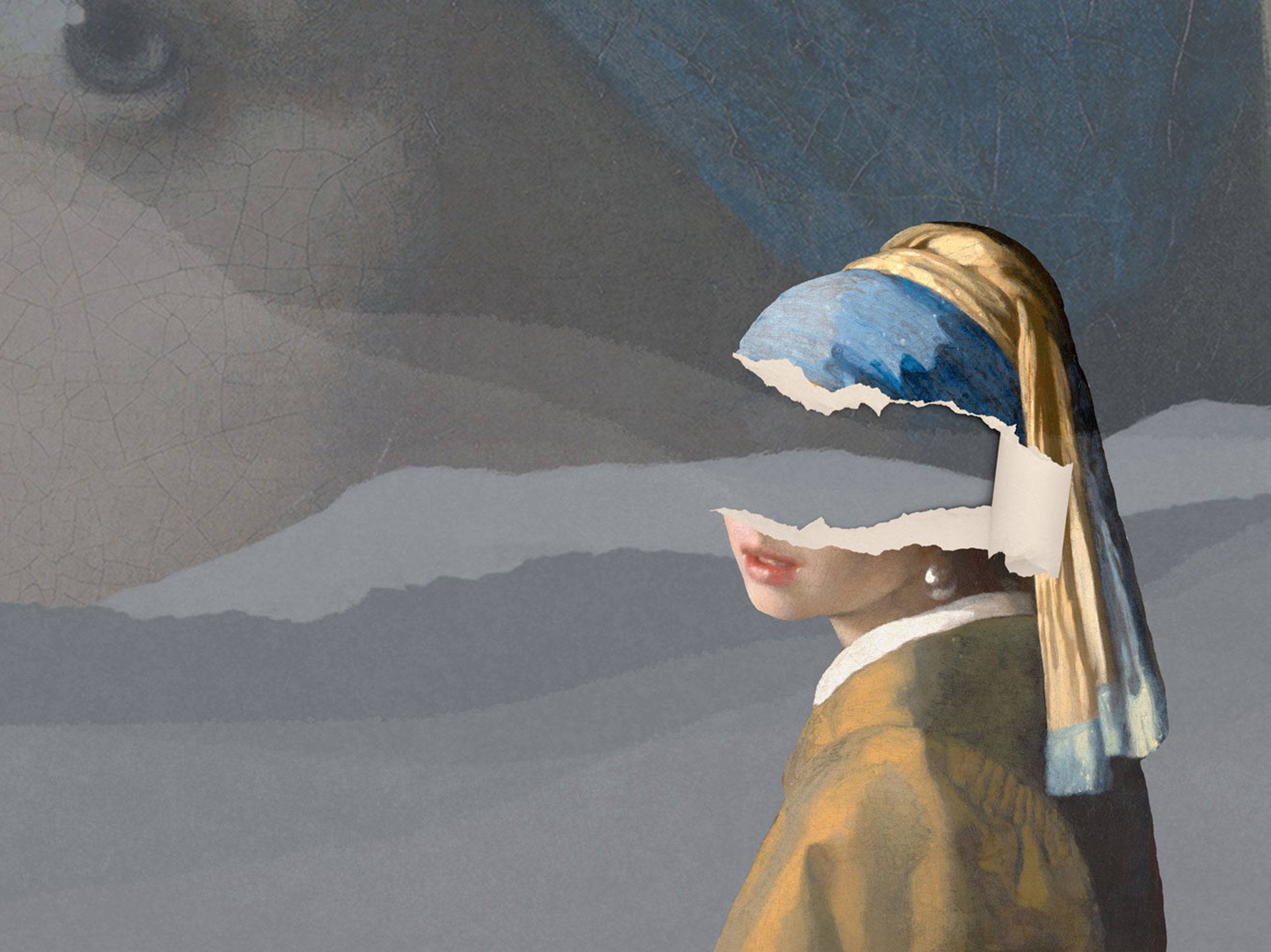2500x1874 Modern Girl With A Pearl Earring