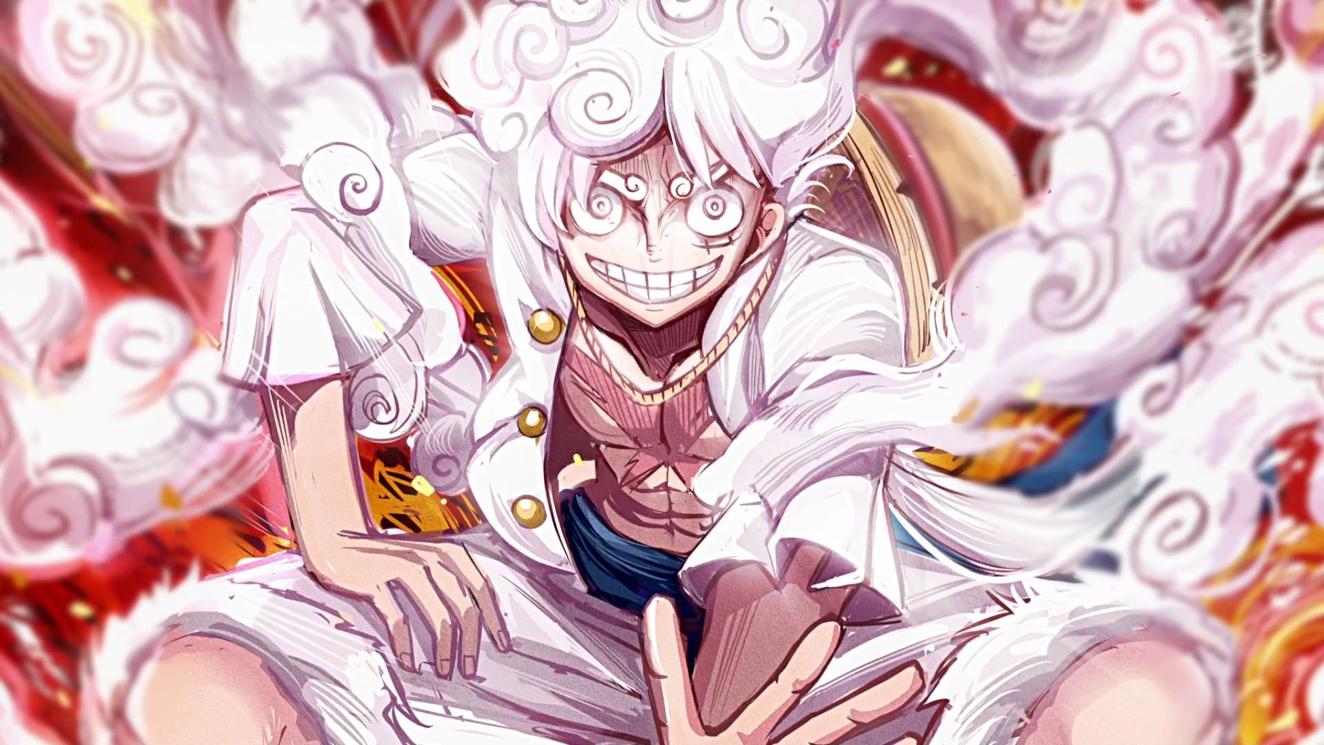 1920x1080 Lofi One Piece Wallpaper