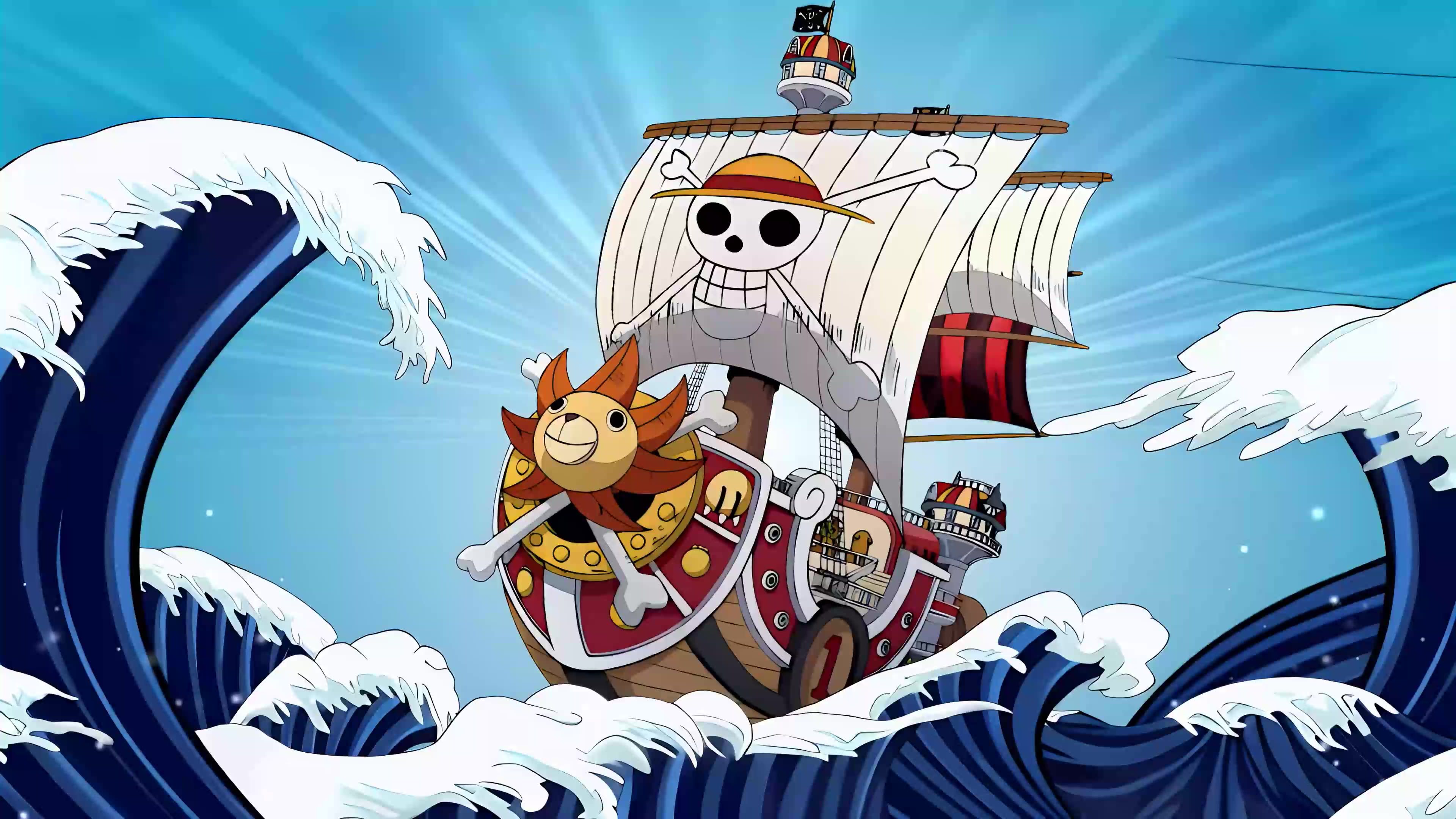 3840x2160 One Piece Boat Live Wallpaper