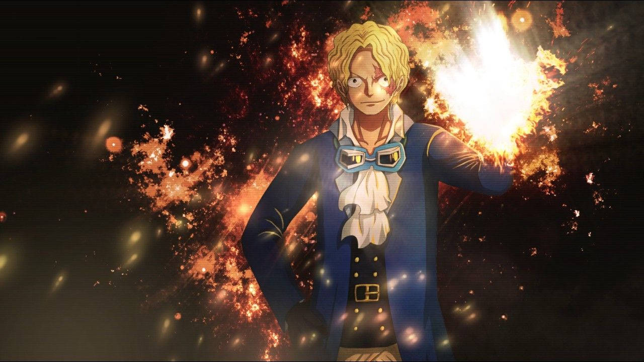 1280x720 Download One Piece Live Sabo Flames Wallpaper