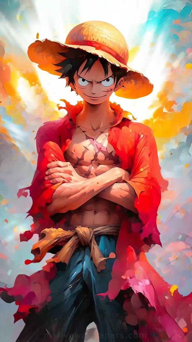 736x1308 Monkey D. Luffy Background. WhatsPaper. One piece wallpaper 1920x1080 4k, Luffy best wallpaper, Moving