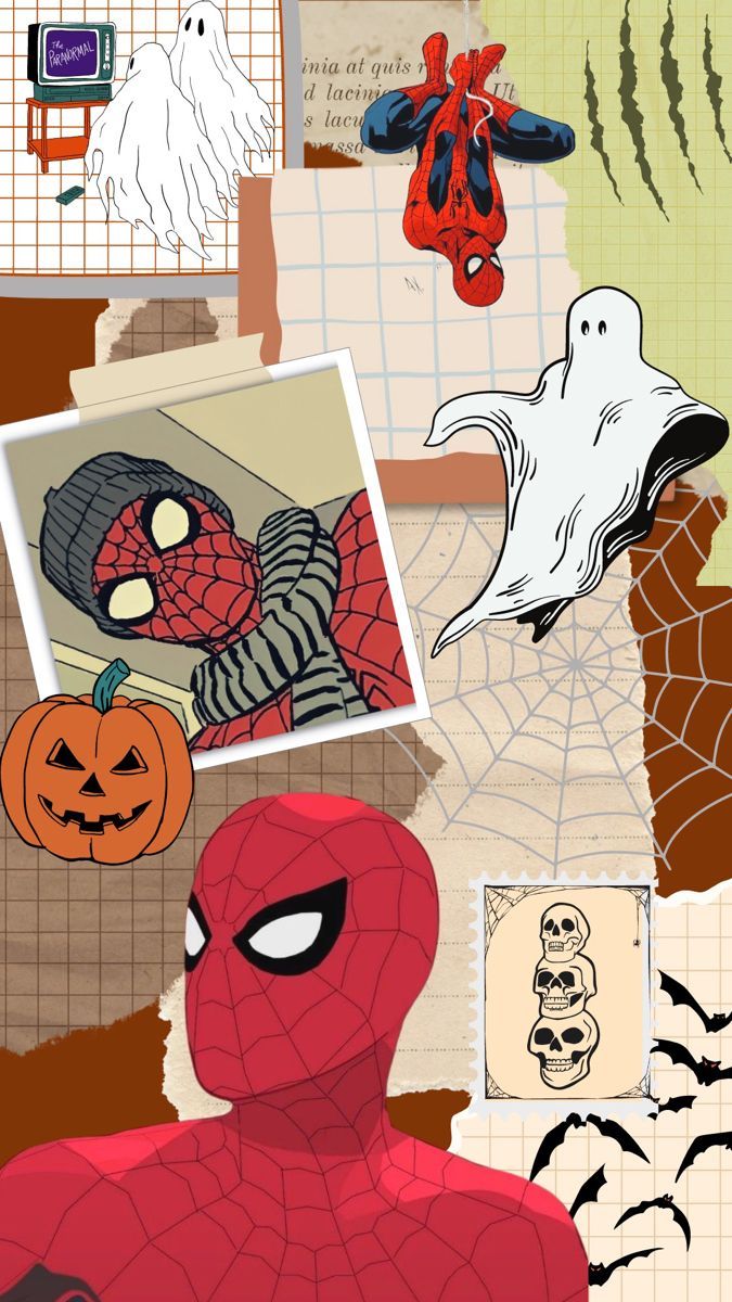 675x1200 Spider Man Halloween Wallpaper