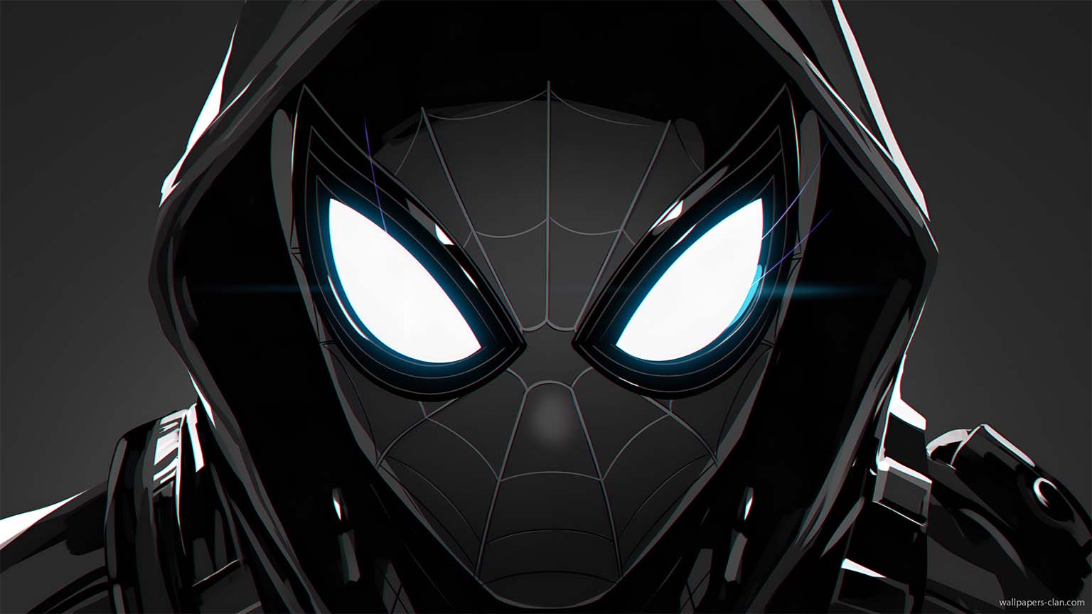 1536x864 Black Spider Man PC Wallpaper