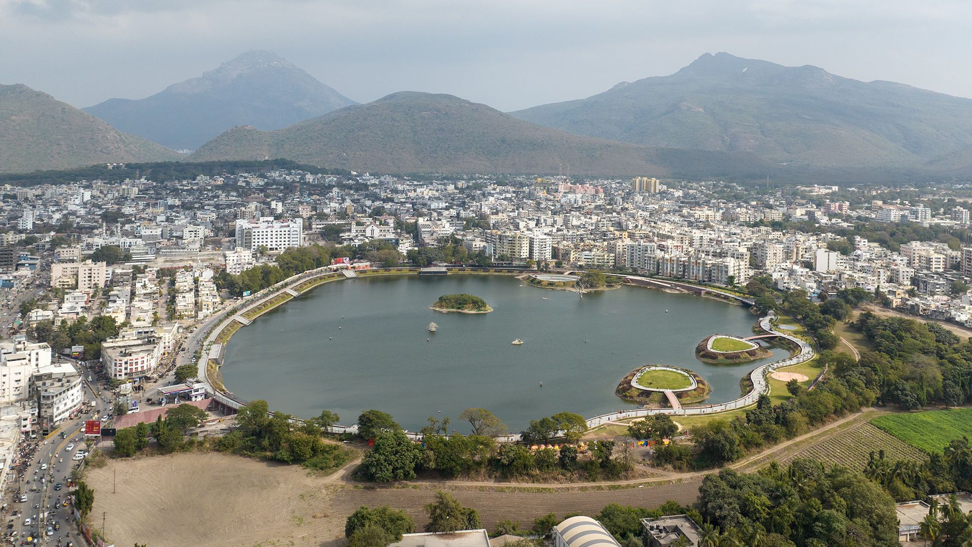 1920x1080 Narsinh Mehta Lake Development, Junagadh
