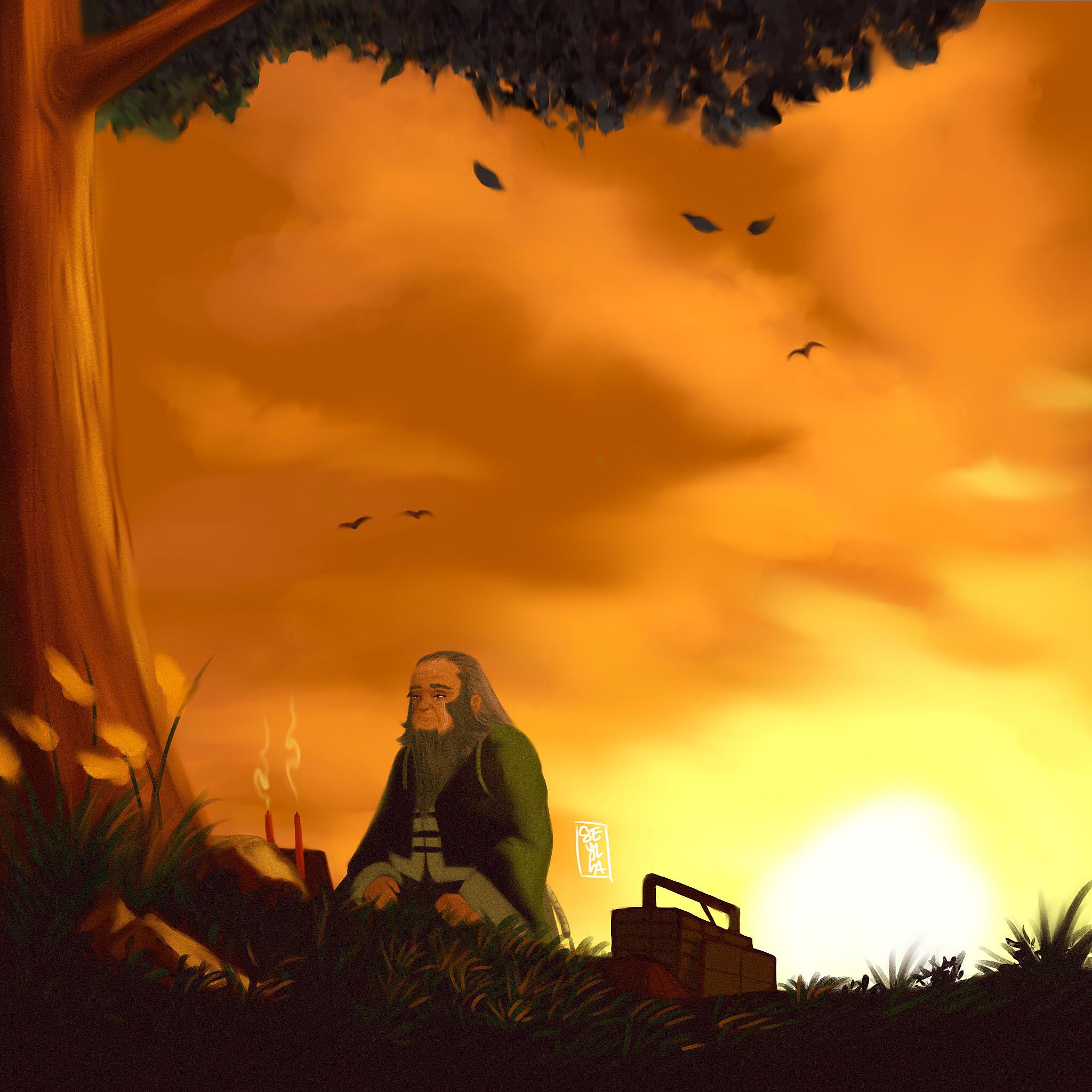 2048x2048 it's been a while since my last art post but i finally got around to finishing this scene from “Tales from Ba Sing Se”!