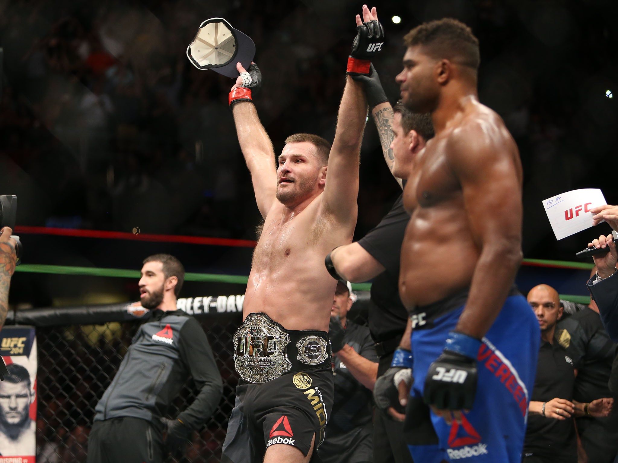 2048x1536 UFC 203: Stipe Miocic retains heavyweight title while CM Punk loses on professional debut