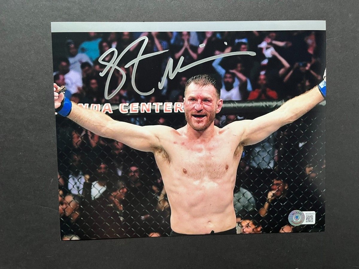 1200x900 Stipe Miocic Rare! signed autographed MMA UFC 8x10 photo Beckett BAS coa