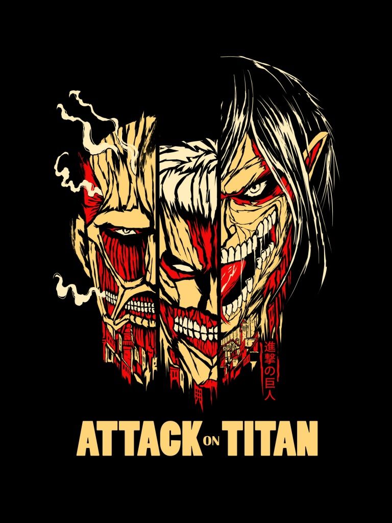 768x1024 Attack on Titan Wallpaper 4K, AMOLED, Shingeki no Kyojin, 5K