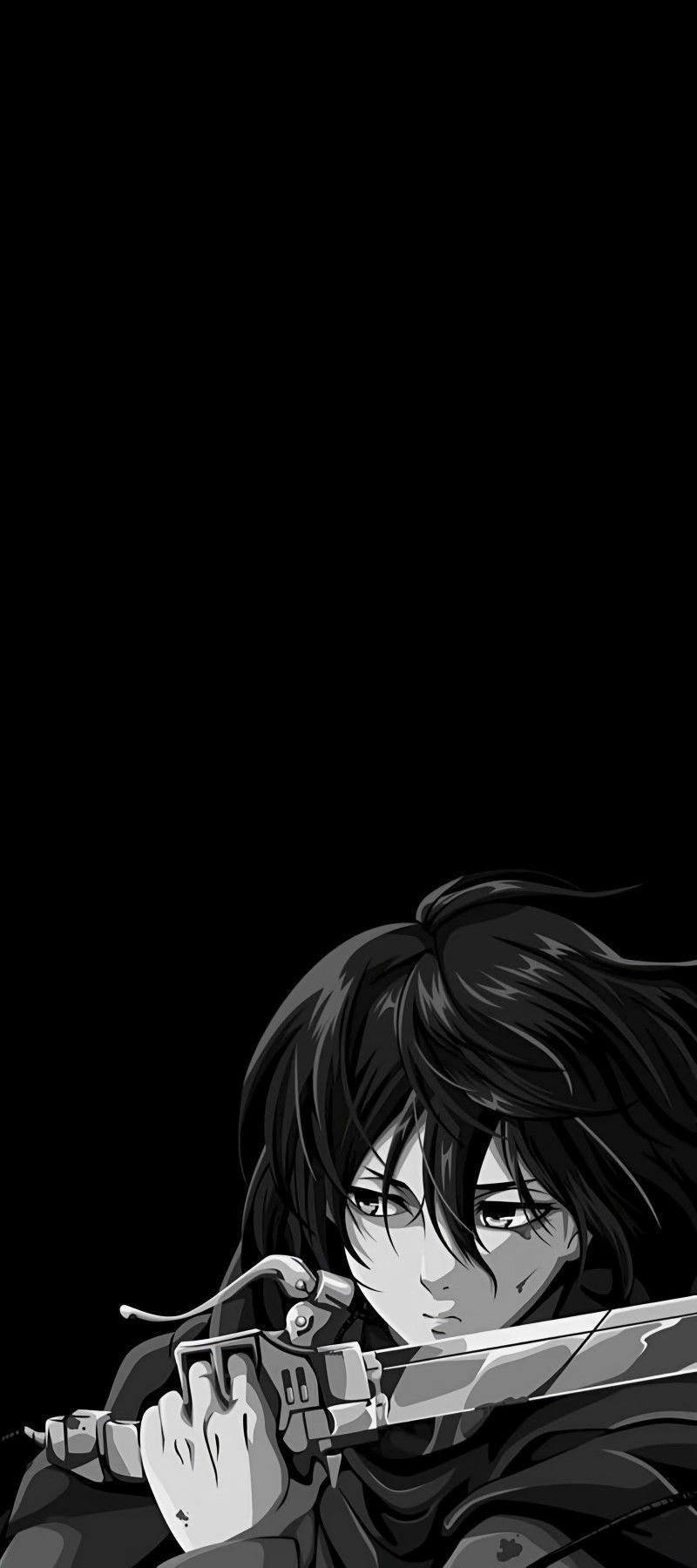 800x1800 Mikasa Ackerman Attack on Titan Wallpaper 4Kx5400