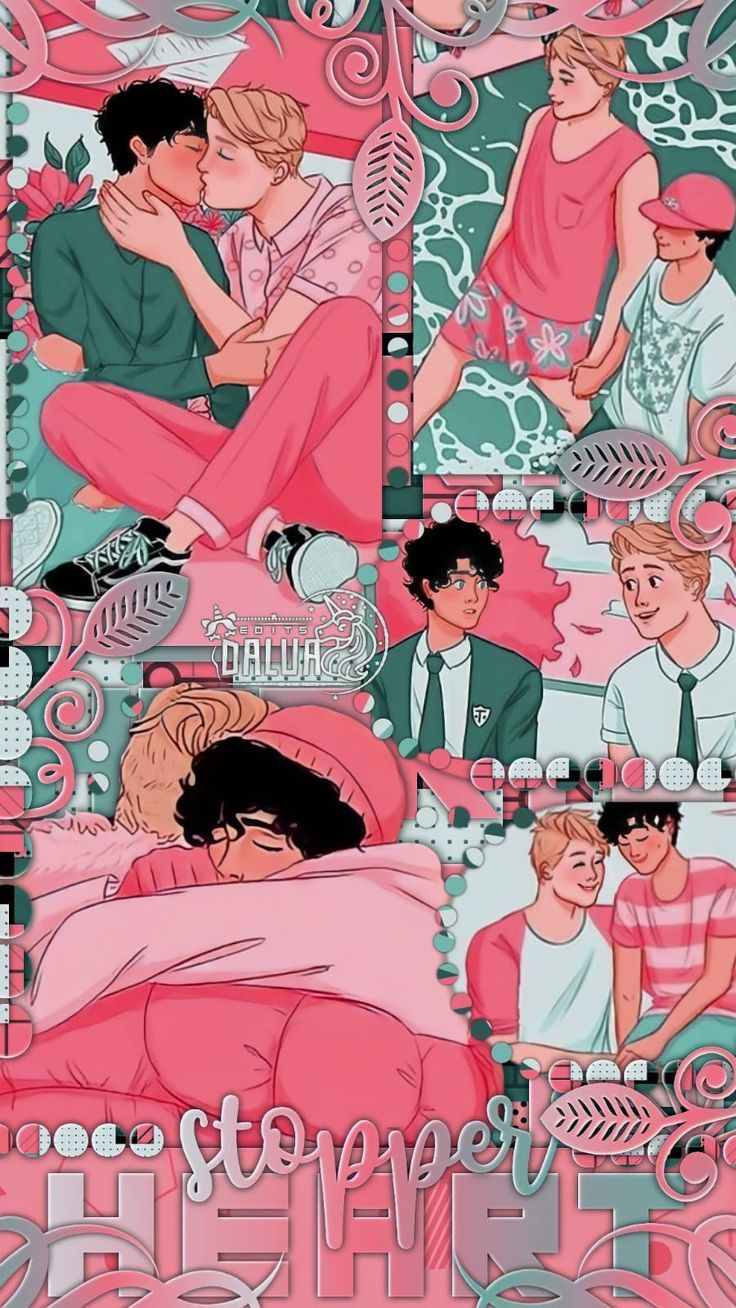 736x1308 Lockscreen Wallpaper Heartstopper Nick and Charlie