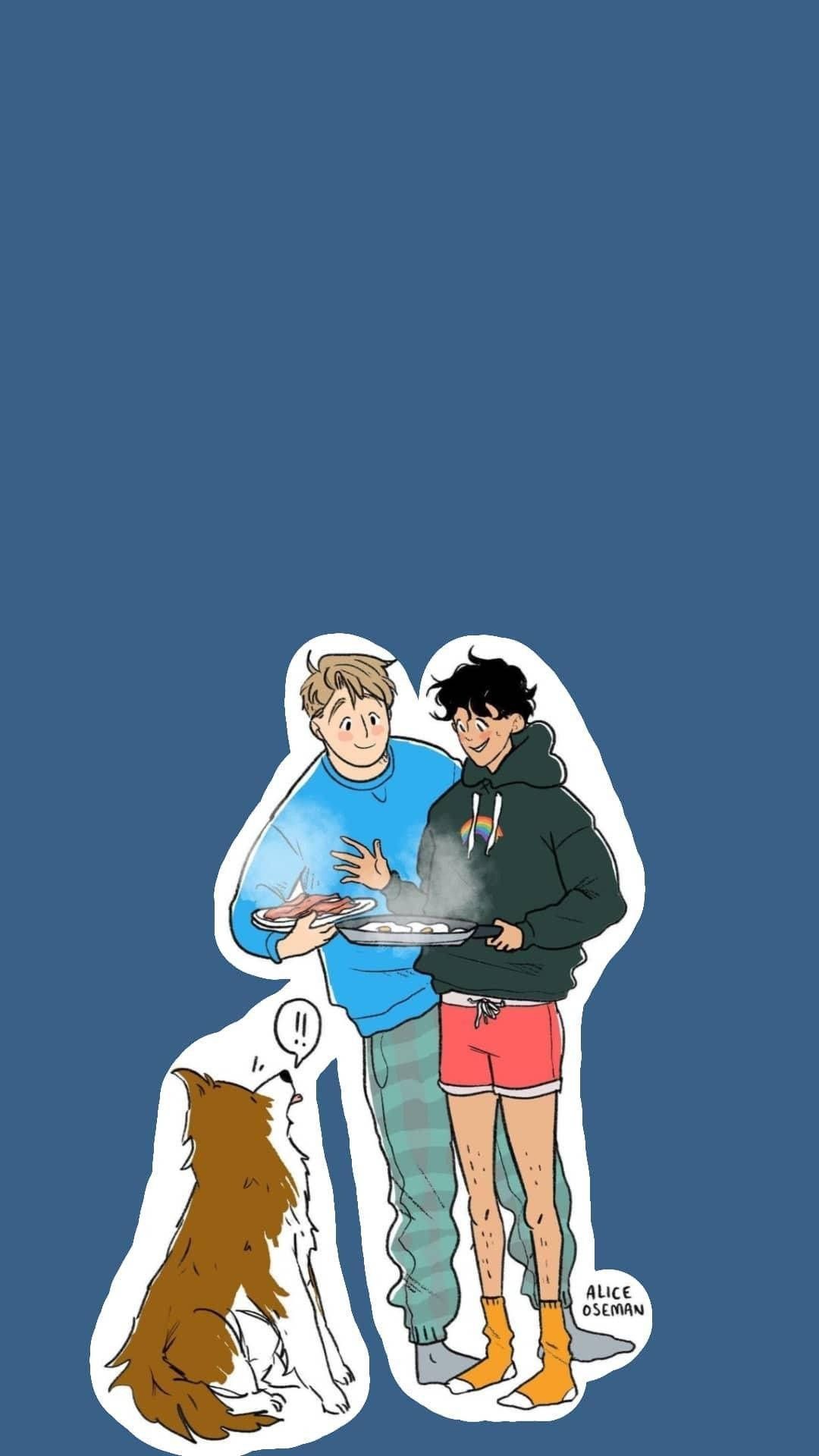 1080x1920 Download Heartstopper Charlie, Nick & Nellie Wallpaper