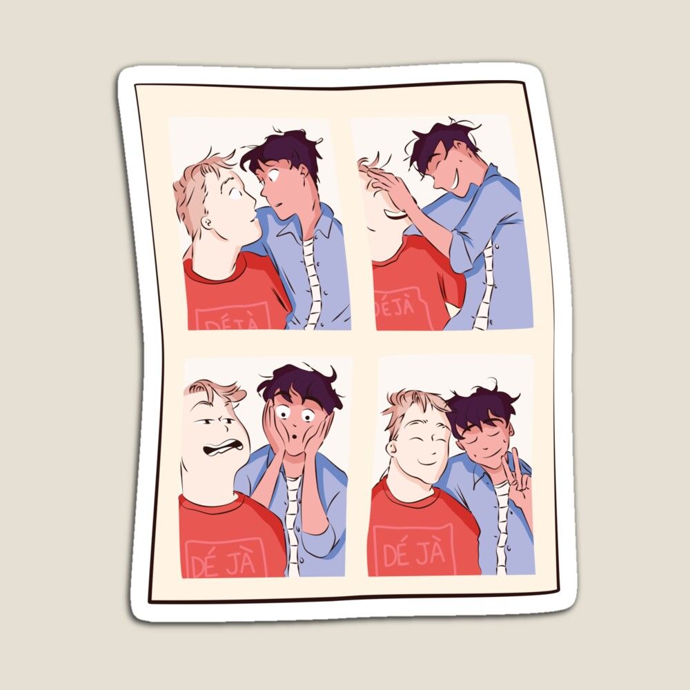 1000x1000 Nick and Charlie photo booth Poster by Hưng Nguyễn