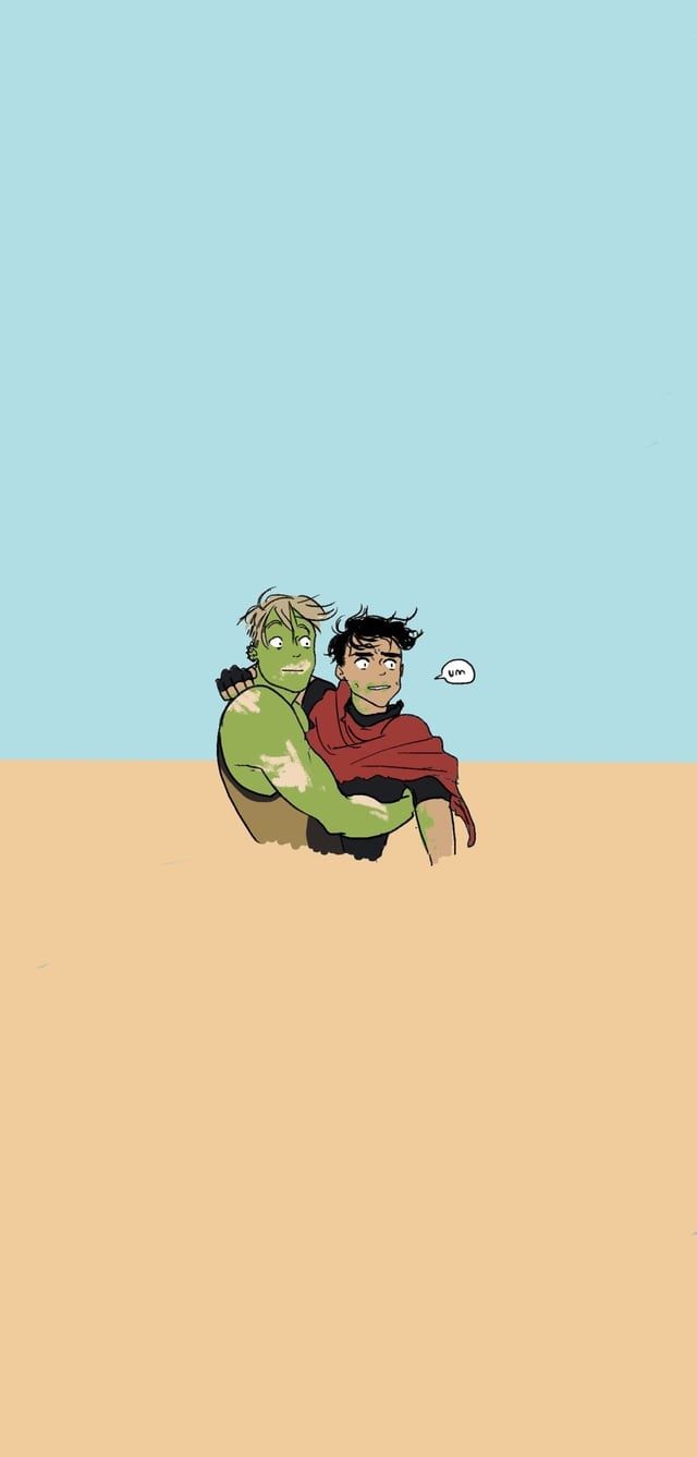 640x1337 Turned Alice's drawing of nick and charlie cosplay into a wallpaper