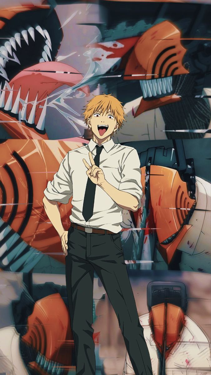 676x1200 Denji wallpaper