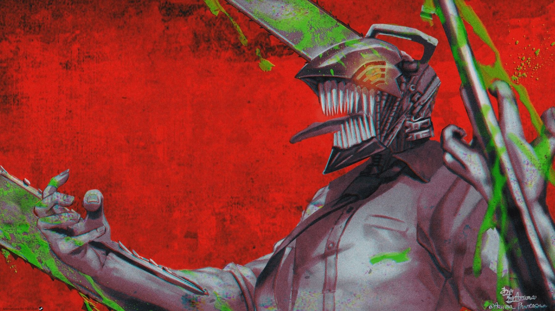 1800x1010 Steam Workshop::Chainsaw Man (Denji) (Animated)