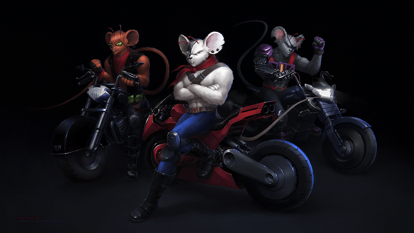 1400x788 Biker Mice from Mars (1). Image - Behance